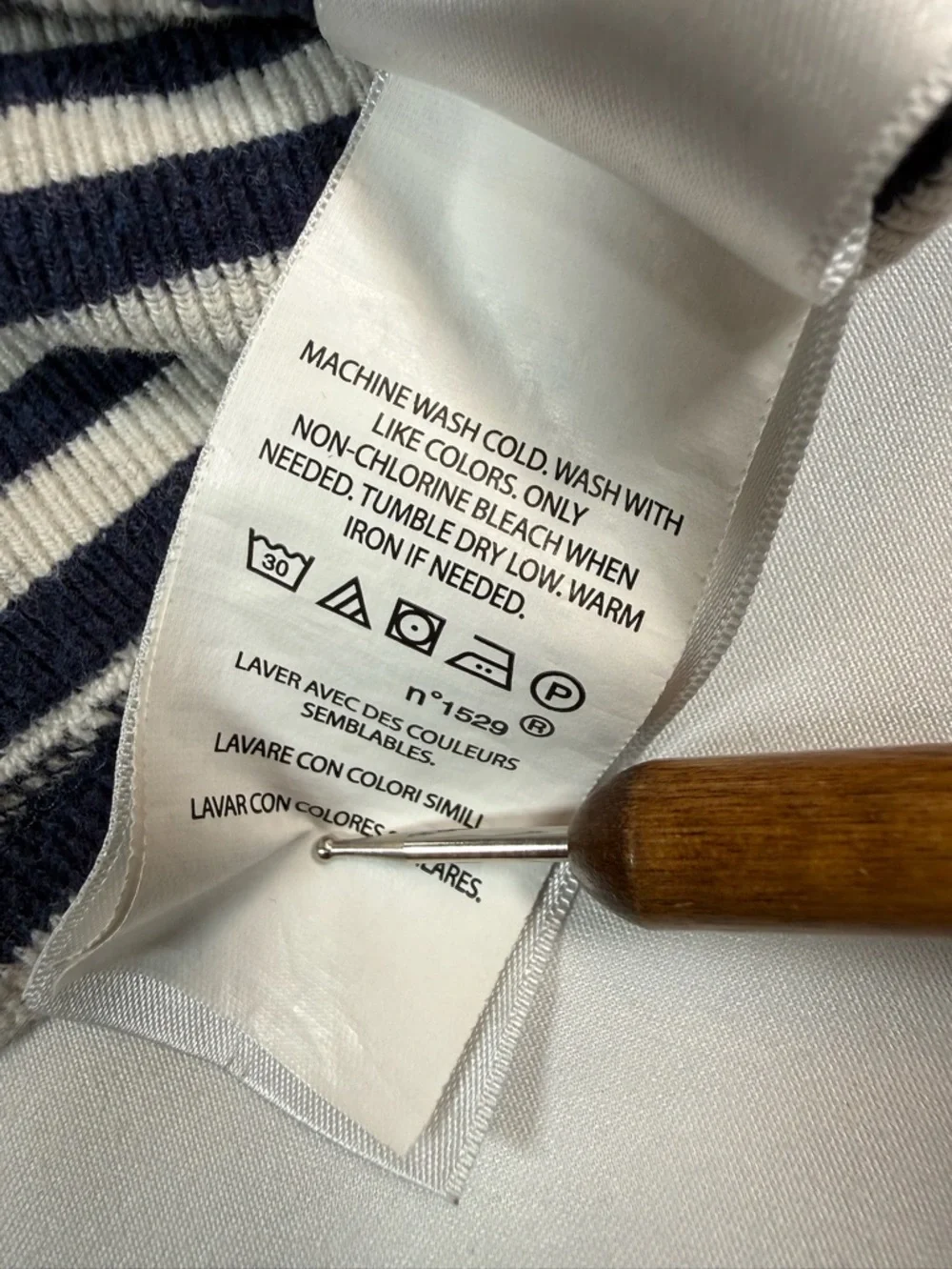 RALPH LAUREN Baby Striped Long Sleeve Shirt Nautical Classic‎ Preppy Cotton 18M